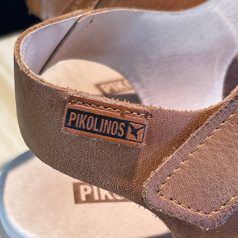 PIKOLINOS woman leather platform sandal US 10 - Picture 11 of 11